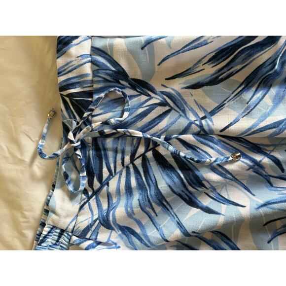 SOHO Apparel LTD Women's Large Wide Leg Pull 0n Summer Pants Elastic Waist Tie - Picture 7 of 15